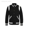 Kurtki męskie 2021 New Arrival Bomber Jacket Men Rib Sleeve Cotton Casual Baseball Uniform Collar Coat Star Jesień i zima Łączone krótkie HKD230710