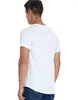 Herrenanzüge A1457 Tiefer V-Ausschnitt T-Shirt für Männer Low Cut Scoop Top Tees Drop Tail Kurzarm Männliche Baumwolle Casual Style