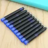 Fountain Pens 10pc Pen Ink Red Blue أو Black Standard Replacement 26mm Gift Office Office Schools Schools Writing 230707