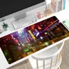 Mauspads Wrist City Neon Mauspad Gamer XL Home Custom Mousepad XXL MousePads Naturkautschuk Büroteppich Soft PC Pad R230710