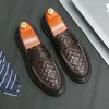 Zapatos de vestir Diseñador Hombres Cuero genuino Suela gruesa Casual Oficina de negocios Ocasiones formales