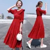 Lässige Kleider Retro Long Kleid Sommer Frauenbekleidungsfeier Damen 2023 Gothic Clothes für Frau Y2K Streetwear Harajuku Robe Urban Urban