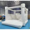 White PVC and Oxford Inflatable Wedding Bouncer Jumping Castle for Party/ Bounce House With Air Blower For Fun Inside Outdoor