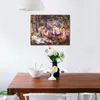 Riproduzione su tela di alta qualità di Pierre Auguste Renoir Bathers in The Forest Figure Painting Home Office Decor