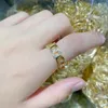 Cluster Ringe Strass Vintage Für Frauen Ins Flut Verlobung Hochzeit Edelstahl Ring Koreanische Modeschmuck 2023 Großhandel