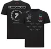 Men's T-Shirts F1 Racing T-shirt mens and womens summer team short-sleeved polo shirts same style customised