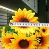 Decorative Flowers Country Wedding And Home Decoration With Artificial Sunflower Flower Handheld Bouquet Decorations