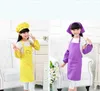 Kitchen Apron Home Kitchen Cooking Apron For Kids Oil Release Waterproof Work Clothes Useful Thing Kitchen Waiter Uniforms Cosplay Accessories R230707