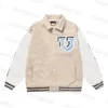 New Mens Baseball Coats Desigenr Leather Sports Jackets Fashion Embroidery Jackets Loose Women Outerwear