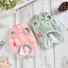 Ropa de perro oso lindo chaleco traje disfraces para perros pequeños rosa verde ropa mascota gato camisa Otoño Invierno Pomerania Bichon Yorkshire