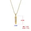 Gioielli di moda hip-hop Cartuccia di diamanti in oro Collana dell'anca Catena di torsione da ballo Stile maschile 230628