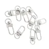 Keychains 10pcs Alloy Spring Swivel Hook Purse Bag Buckle Craft