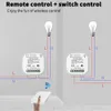 Plugs Sixwgh 16A WiFi Switch Smart Home Tuya App Remote Control Smart Timer Switch Aucun commutateur d'éclairage de batterie Fonctionner avec Google Home Alexa