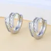 Womens Huggie Earings Hoop High quality Clip on gold Plateed Earring Cool korean Style Ear ring with Fashion Women