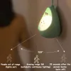 Novelty Items Led Night Light Human Body Induction Light Usb Charging Home Decoration Bedside Creative Pendant Silicone Wall Light 230710