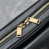 플랩 크로스 바디 가방 여성 핸드백 단색 패션 어깨 가방 금속 슬라이딩 체인 하드웨어 편지 더블 지퍼 휴대 전화 주머니 대용량 토트 지갑