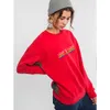 Womens Hoodies Sweatshirts Casual Women Love Rainbow Letter Print O Neck Pullover Color Loose Streetwear Tops Female Spring Hoody 230710