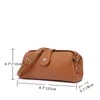 Evening Bags ashion Handmade Women Bag Solid Leather Shoulder for Ladies Designer Female Doctor Trend Crossbody Bolso Mujer 230710