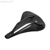 Selles de vélo EC90 Nouveau Tout en fibre de carbone Selle de vélo VTT Vélo de route de montagne Conception creuse Siège Vélo Lisse Confortable Noir Selle 2021 HKD230710