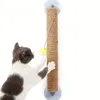 Haustier Katze Sisal Wetzkralle Spielzeug Saugnapf Typ Katze Kratzbaum mit Katzenspielzeug