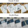 Clothing Wardrobe Storage Clothes Folding Board 10Pcs T Shirt Folder Closet Foldable Organizer DressBook Quick and Easy 230710