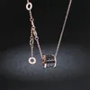 Designer Luxury Jewelry Women Pendant Women collarbone chain bag Men 18k gold designer necklace girls engagement gift