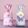 Gift Wrap 25/50/100pcs Butterfly Candy Bags Packing Birthday Party Decor Bag For Guest Girl Supplies Baby Shower