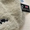Czapka/czapki z czaszkami marki kangur norek polarowa czapka typu beanie zimowa haftowana marka pluszowa czapka cukierkowe kolory projektant luksusowy kapelusz kobieta Gorros J230710