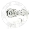 Clear Dab rig vattenpipa glasbong matris perc rökvattenpipa shisha BONGS med 14,4 mm skålar