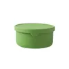 Akşam yemeği setleri taze tutma kutusu basit ve güzel turuncu bento su geçirmez depolama su fincanı öğle yemeği uygun dış bant yeşili