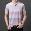 Hommes Polos Ymwmhu Mode Lâche Hommes Polo Bleu Mince D'été Polo Shirt Streetwear Mode Homme Vêtements Streetwear Tops Vêtements 230710