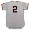 Jersey de baseball vintage 2 Leo Durocher 1951 12 Eddie Stanky 20 Monte Irvin 23 Bobby Thomson 24 Willie Mays 35 Sal Maglie