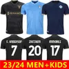 2023 2024 ラツィオ インモービレ サッカー ユニフォーム 10 周年記念 maglie 23/24 ROMAGNOLI IMMOBILE LUIS BASTOS SERGEJ BADELJ LUCAS J.CORREA ZACCAGNI サッカーシャツメンズキッズ