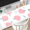 Mouse Pads Wrist Cute Fruit Mouse Pad Gaming XL New Custom Large Mousepad XXL Soft Carpet Natural Rubber Laptop Table Mat R230710