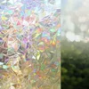 3D Wandpaneel Rainbow Effect Suncatcher Sticker Window Films Privacy Home Decoratieve Film AntiUV Niet-klevende Statische Cling Glas 230707