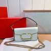 Designer de luxe épaule bandoulière petit sac carré grand V beauté femmes polyvalent chaîne sac à main hommes sacs de messager