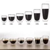 Verres à vin 2/4/6 pièces résistant à la chaleur Double paroi verre tasse lait café ensemble 150/350 ml bière gobelet tasse thé tasses Transparent verres cadeau