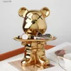 Objects Ceram Statues and Sculptures Creative Bedroom Accessories Home Decorative Kawaii Room Decor Animal Figurines for Interior T230710