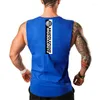 Men's Tank Tops Mens Fashion Casual Gym Bodybuilding Clothing Summer Cool Feeling Training Sleeveless Cotton Singlet