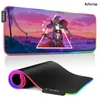 Muismatten Pols 80x30cm XXL Mousepad Anime Muismat Custom Wasbare Gaming Grote Snelheid Mousepad Kantoor Computer Bureau Mat XL R230710