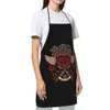 Kitchen Apron Funny Tattoo Master Apron for Women Men Unisex Tattooists Artist Gift Kitchen Cooking Chef Gardening R230710