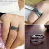 Wedding Rings MKENDN 925 Sterling Silver Ring Gothic Deep Sea Squid Octopus Ring Fashion Jewelry Open Adjustable Size High Quality Jewelry Z230712