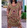 Robes Décontractées De Base Robes D'été Femmes Mode Casual Noir Afrique Robe Soirée Boho Filles Grande Taille Chaîne Robe Sexy Marque Robe D'été Plage 230710