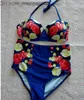 Costumi da bagno da donna Costumi da bagno sexy a vita alta Taglie forti Bikini push-up con stampa floreale vintage Set da donna 2016 Costume da bagno S-XL Z230711