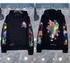 Mens hoodie bapes hoodie chrome vinterhjärta ch långärmad spindel hoody män kvinna chromees hjärtan lr71