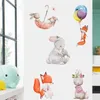 3D väggpanel Söt kaninhjärtan klistermärken för barn Barnrum Flickor Babyrum Dekoration Barnkammare Kawaii Tecknad Kanin Tapet Vinyl 230707