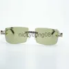 Occhiali da sole XL diamond cool buffs occhiali da sole woow eyewear 3524031 con gambe in corno di bufalo ibrido naturale bianco e nero e lenti tagliate da 57 mm x0710