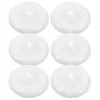 Lampes Suspendues 6pcs Plafond Auvent Lustre Plaque Décor Lumière