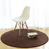 Tapis gris café vert salon tapis rond chaise tapis anti-dérapant mousse à mémoire Yoga chambre enfants jouer paillasson 230710