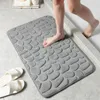 Carpets Cobblestone Bathroom Mat Explosive Carpet Water Absorbing Non Slip Stone Doormat Memory Foam Pad For Home